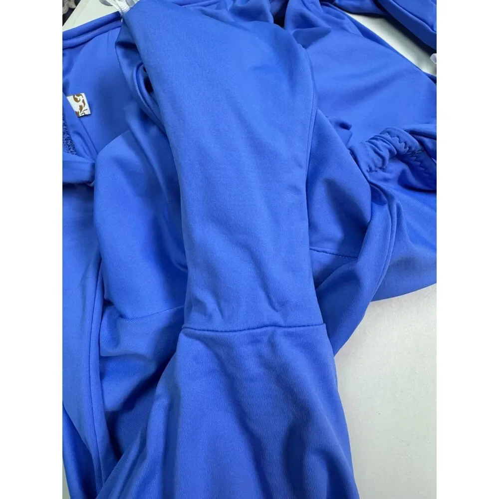 BECCA by REBECCA VIRTUE Gracelyn High Neck One Piece Swimsuit, Lapis, Sz M